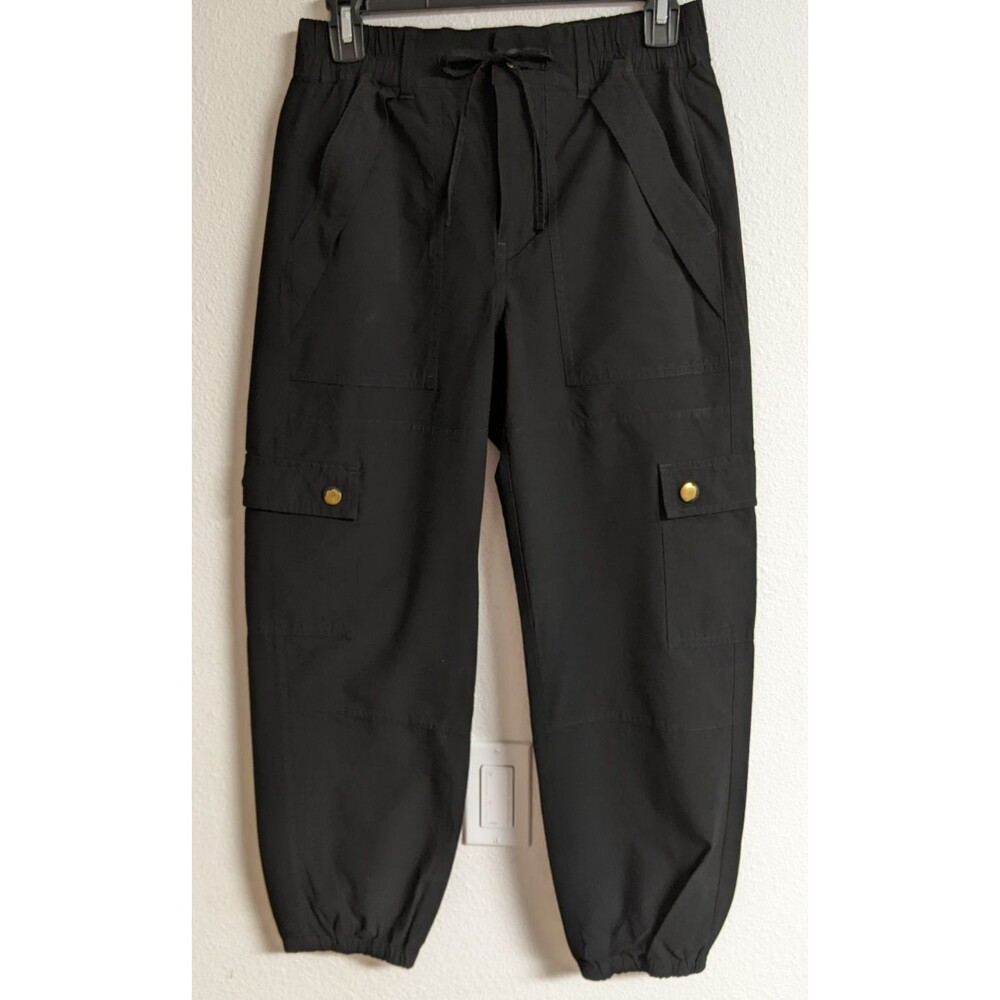 Women's Cabi #4315 Black Quantum Cargo Jogger Pants Size XS